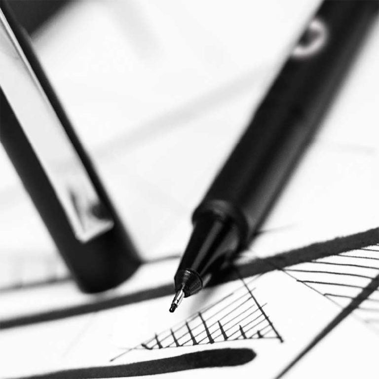 Molotow Blackliner 4x Fineliners set