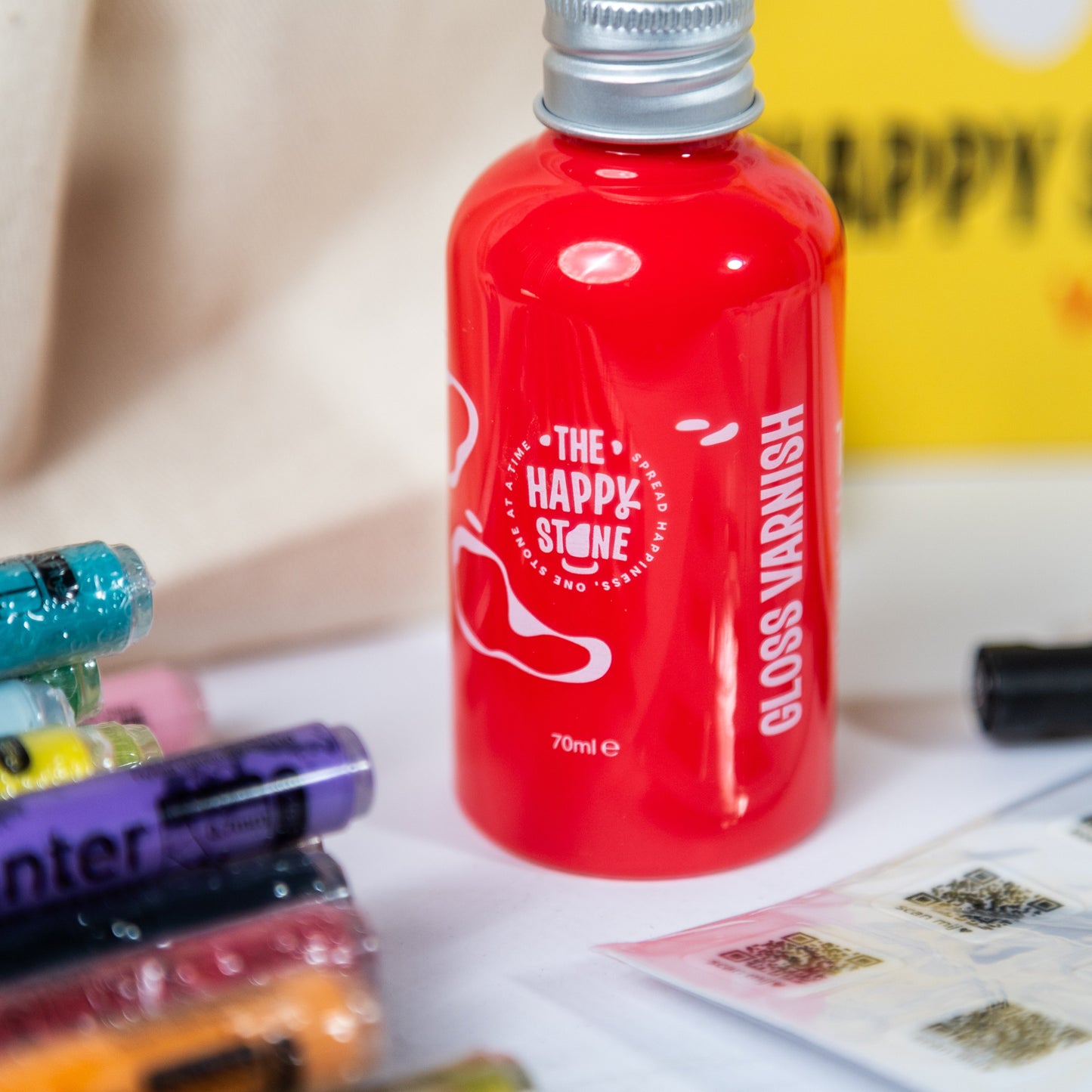 Lack Glanz 80 ml + Schwammpinsel