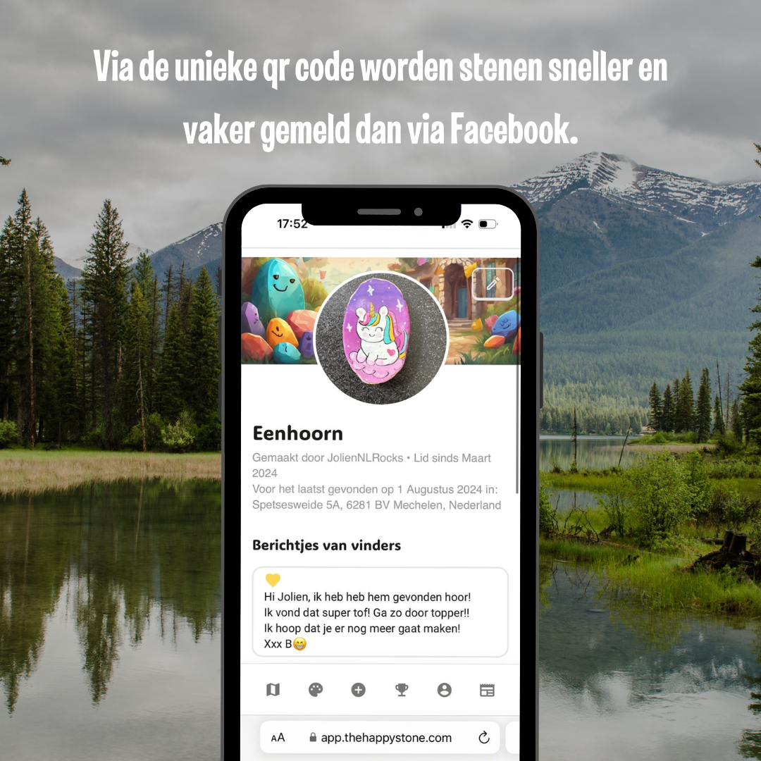 Starterspakket Happy Stones + App om ze te volgen | Alles-in-1 | Stenen schilderen