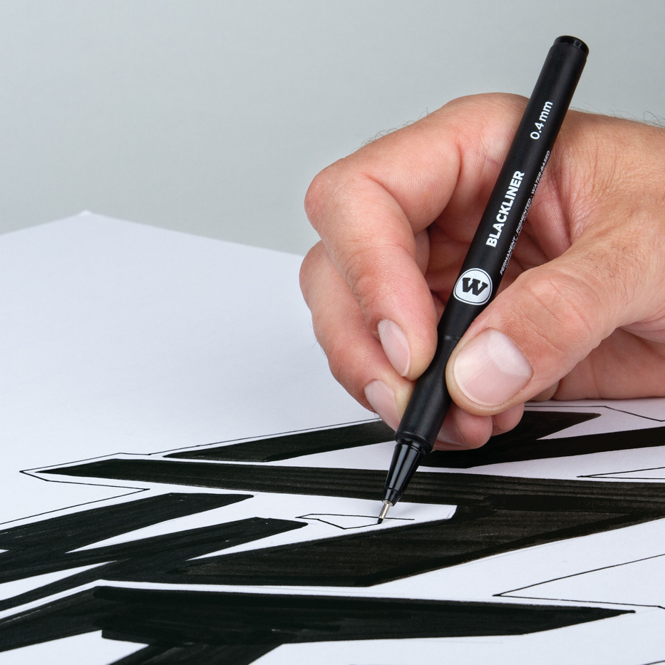 Molotow Blackliner 4x Fineliner-Set