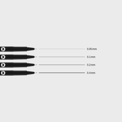 Molotow Blackliner 4x Fineliner-Set