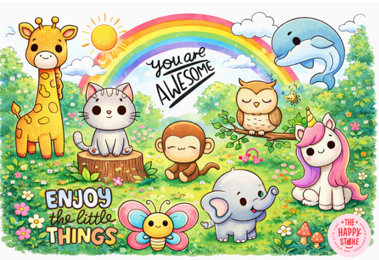 Geluksvriendjes Paint-me Stamps